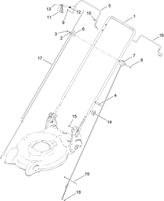 Part Location Diagram of 108-3629 Lawn Boy Nut-Push
